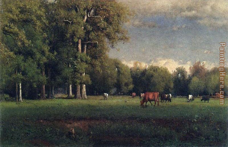 George Inness Landscape with Cattle